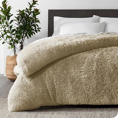 Shaggy Fleece Duvet Cover - Plush Duvet Cover - Super Soft by Bare Home - Image 1 of 4
