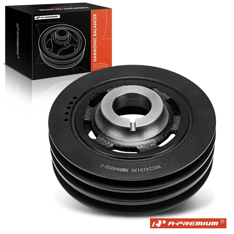 Equilibrador armónico de motor A-Premium para Volvo 240 242 244 245 740 745 760 780 S90 Foto 1 de 4