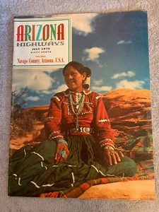 Arizona Highways July 1970,Navajo County,Land Of Mesas,Mountains, & Proud People - Picture 1 of 1