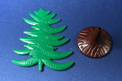 Plasticville - O-O27 - #CT-6 Evergreen Tree (1) - Green Unglued - Excellent - Image 1 of 4