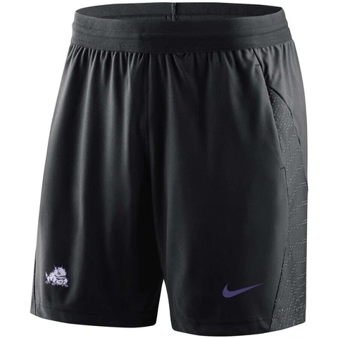 Nike TCU Texas NCAA Sideline Fly knit Men Shorts Size SMALL New With Tags Cover