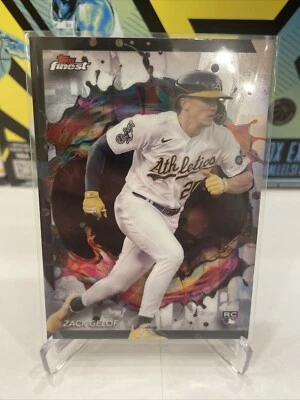 2024 Topps Finest RARE Zack Gelof RC - Image 1 of 2