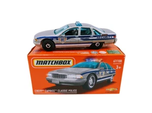 Matchbox Chevy Caprice Policía Clásica Escala 1/64 Metal Fundido Coche Modelo Juguete - Imagen 1 de 4