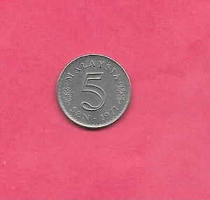 MALAYSIA KM2 1971 UNCIRCULATED-UNC MINT-BU OLD 5 SEN VINTAGE COIN - Picture 1 of 1