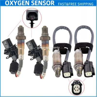 Sensor de oxígeno O2 aguas arriba + aguas abajo 4 piezas para Ford F-250 F-350 2012-2020 6,2 L V8 Foto 1 de 4