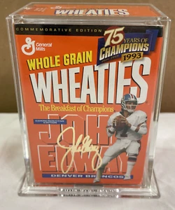 John Elway Denver Broncos Wheaties Min-Box 75 Years of Champions VGC - Picture 1 of 11