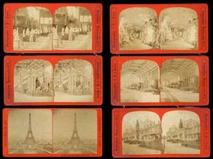 5 VUES EXPO 1878 - 1 VUE EXPO 1889  Photos stéréoscopiques  - Imagen 1 de 4