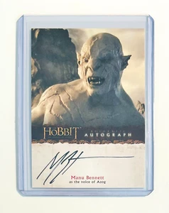 The Hobbit: Unexpected Journey MANU BENNETT as AZOG AUTOGRAPH CARD A16 - Picture 1 of 2