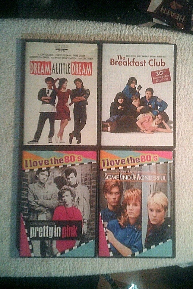 DREAM A LITTLE DREAM/BREAKFAST CLUB/PRETTY IN PINK/SOME KIND OF WONDERFUL DVDs - Image 1 of 1