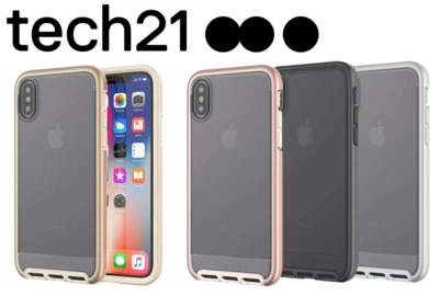 Genuine Apple iPhone X Tech21 Evo Elite Case Light - Black / Silver / Rose Gold - Image 1 of 4