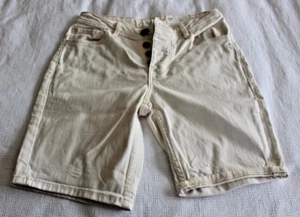 Pantaloncini da uomo in denim beige panna taglia 28 vita di Denim Co. - Foto 1 di 2