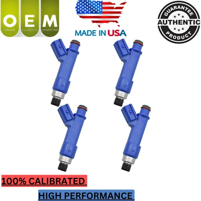 Inyectores de combustible Denso X4 OEM para Pontiac Vibe 2005 2006 1,8 L I4 #23250-22080 Foto 1 de 4