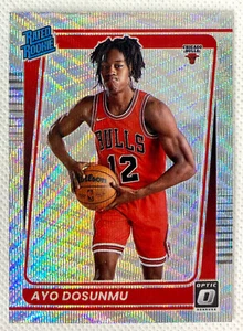 2021-22 Donruss Optic Ayo Dosunmu Rated Rookie Card RC #171 Silver Wave Prizm - Picture 1 of 2