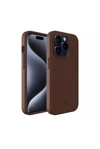 Incipio cru. Apple iPhone 15 Pro Protective Case with MagSafe - Brown Faux - Picture 1 of 6