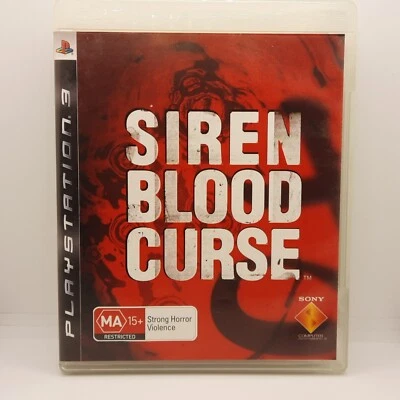 Siren Blood Curse - Sony Playstation 3 / PS3 Game & Manual (Pal) - image 1 of 4