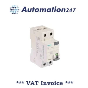Siemens 5SV3312-6 RCCB 2-polig 25A Typ A 30mA RCD Schutzschalter 1+N 002849 - Bild 1 von 11