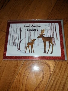 Papyrus Greeting Card - Christmas - Grandpa Deer - Picture 1 of 2