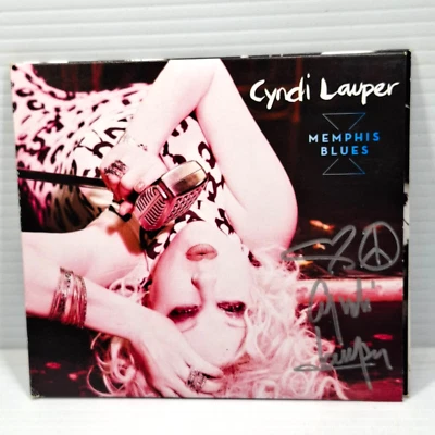 Cyndi Lauper - Memphis Blues-Digipak - Cyndi Lauper SIGNED AUTOGRAPHED RARE - Image 1 of 2