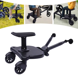 Universal Stroller Board with Removable Seat-2-in-1 Sit & Stand Baby Stroller - Picture 1 of 24