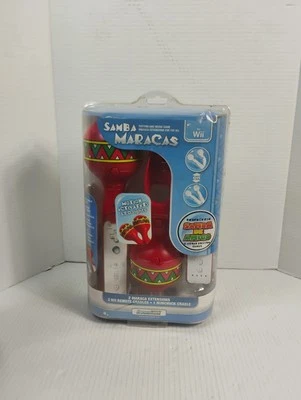 NEW Nintendo Wii Samba Maracas by dreamGear 2 Wii Remote Cradles Nunchuck Cradle - Image 1 of 4