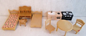 Calico Critters Dollhouse Furniture Lot Bundle - Picture 1 of 2