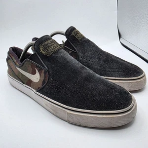 Nike SB Zoom Stefan Janoski Mens Size 11 Black Sneaker Shoes Casual Walking - Picture 1 of 14