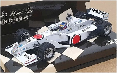 Minichamps 1/43 Scale 430 000073 - F1 BAR Honda Showcar 2000 R. Zonta - Image 1 of 4