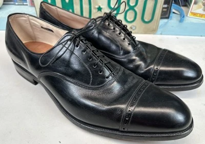 Allen Edmonds "FIFTH AVENUE" Hombre Gorra-Puntera Oxfords 13 Negro 5705 / 31172 / 0644 Foto 1 de 4