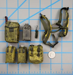 21st Ultimate Soldier Bombero Bolsas Cinturón N Tirantes Escala 1/6 Bombero - Imagen 1 de 3