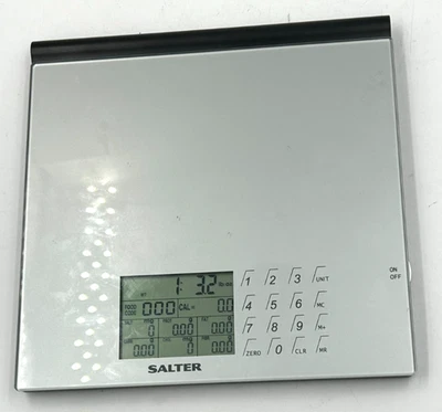 Электронные пищевые весы SALTER модель 1406 стеклянная платформа г/унция - Изображение 1 из 2
