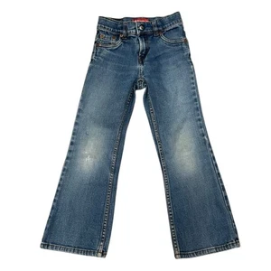 Levis Schlagjeans Mädchen Größe 6X 517 blau Denim verstellbare Taille 20" Schrittlänge - Bild 1 von 8