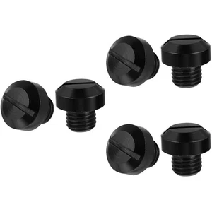 3 Count Rearview Mirror Reverse Thread Screw Motorcycle Hole Plugs Frame - Bild 1 von 12