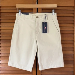 Vineyard Vines Boys Stretch Breaker Shorts Size 16 Youth Khaki Adjustable Waist - Picture 1 of 7