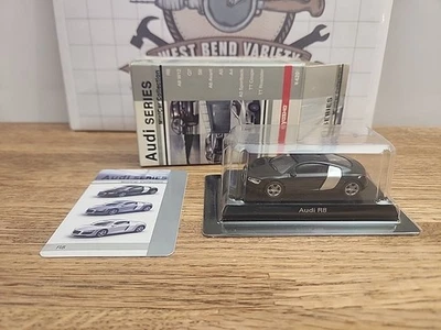 KYOSHO AUDI R8, ESCALA 1:64, Negro, AUDI MINI CAR COLLECTION SERIES, TB Foto 1 de 4