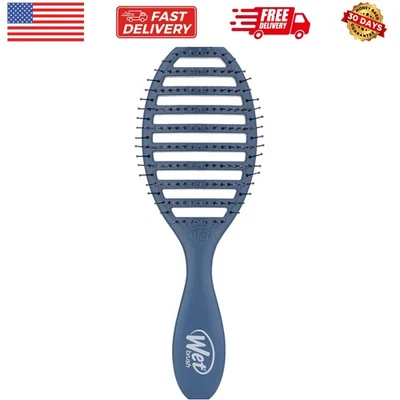 Escova de Cabelo Speed Dry, Azul Elemental, Design Ventilado e Cerdas HeatFlex Macias,... - Imagem 1 de 4