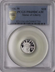 2006-W $10 Statue of Liberty .9995 Fine Platinum Eagle - Picture 1 of 2