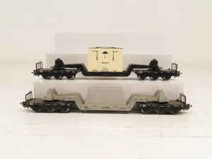 Märklin 4618 HO Brunnenwagen Tiefladewagen 2 Stück LN 12261 - Bild 1 von 7