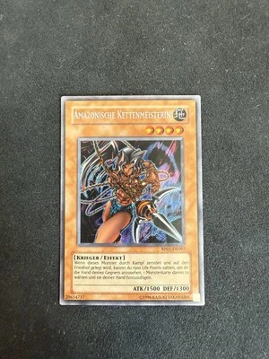 Yugioh AMAZONISCHE KETTENMEISTERIN , rp01-de097 secret rare deutsch NM- Retro - Bild 1 von 4
