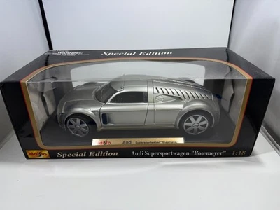 1/18 Maisto Audi Supersportwagen “Rosemeyer” Concept Car ¡BONITO! Vendedor de Estados Unidos 31625 Foto 1 de 4