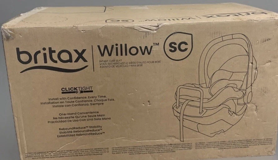 Britax Willow SC Infant Seat, Rear Facing  Seat with Alpine Base |  Pindot Stone - Image 1 of 1