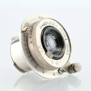 Leitz Elmar 50mm f/3.5 Lens 1933 Vintage Leica M39 LTM Mount Collapsible Germany - Picture 1 of 9