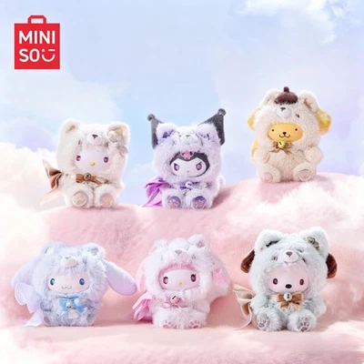 MINISO Personajes Sanrio Serie Fox Island Peluche Caja Ciega Confirmada Figura Juguete Foto 1 de 4