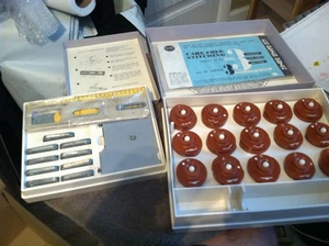 Sears Kenmore Buttonholer Sewing Machine Accessory Kit w/Case & 15 Red Cams - Picture 1 of 16