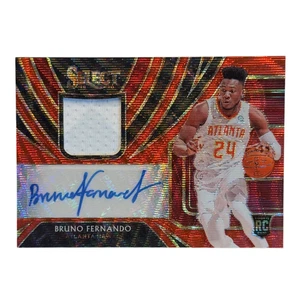 2019-20 Panini Select BRUNO FERNANDO Red Wave Rookie Jersey Auto Player-Worn RPA - Picture 1 of 2