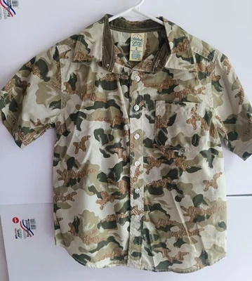 Faded Glory Boy’s Camo Button Up  Size M - 8 - Image 1 of 3