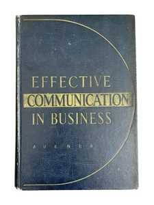 Vintage Hardcover Effective Communication In Business 1950s Book Sales Letter - Picture 1 of 21