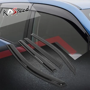 4 viseras de ventana protector solar ventilación deflector de lluvia para Subaru Forester 2019-2024 - Imagen 1 de 5