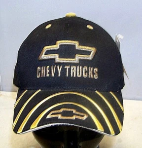 BASEBALLMÜTZE KAPPE KARIERTE FLAGGE CFS CHEVROLET CHEVY TRUCKS SILVERADO SCHWARZ NEU MIT ETIKETT - Bild 1 von 4