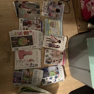 large lot of patterns baby and toddler mostly some adult and some costumes - Picture 1 of 12