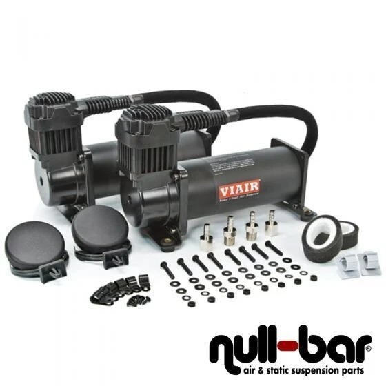 VIAIR 444c DUAL -2 piezas- negro pistón compresor suspensión neumática Airlift - Imagen 1 de 1
